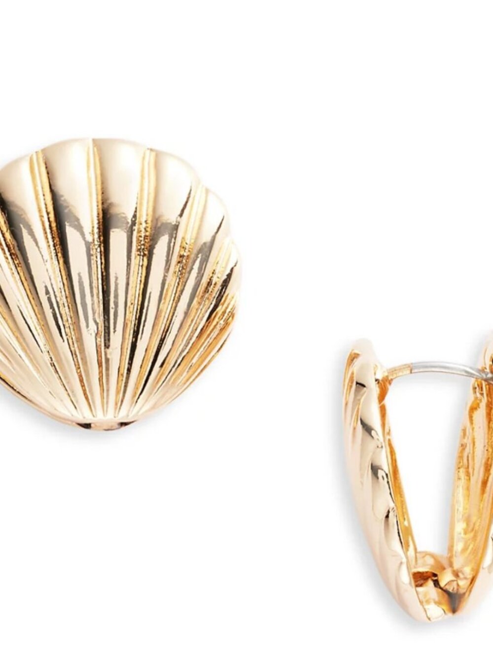 Aqua Shell Earrings - Exclusive